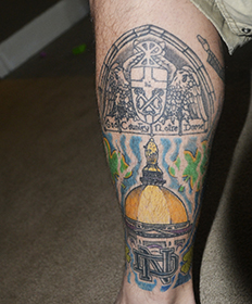 Tattoos by Deanna Vandiver  Here is Steves Notre Dame golden dome tattoo  this one is completely healed notredame nd ndtattoo notredametattoo  umbrellaink bekind tattoosbydeanna playlikeachampiontoday wearamask  getavaccine  Facebook